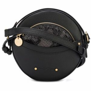 See by Chloe Black Rosy Round Shoulder Bag